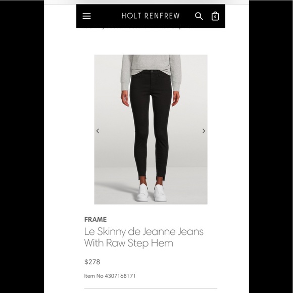 EUC FRAME Le skinny de Jeanne jeans - Picture 6 of 7